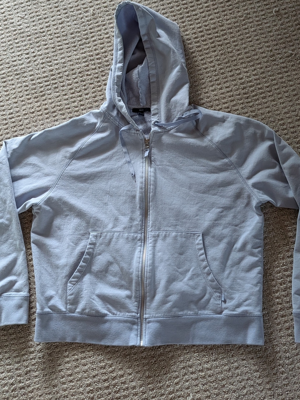 Light Gray Women's Zip Hoodie Jacket...XL